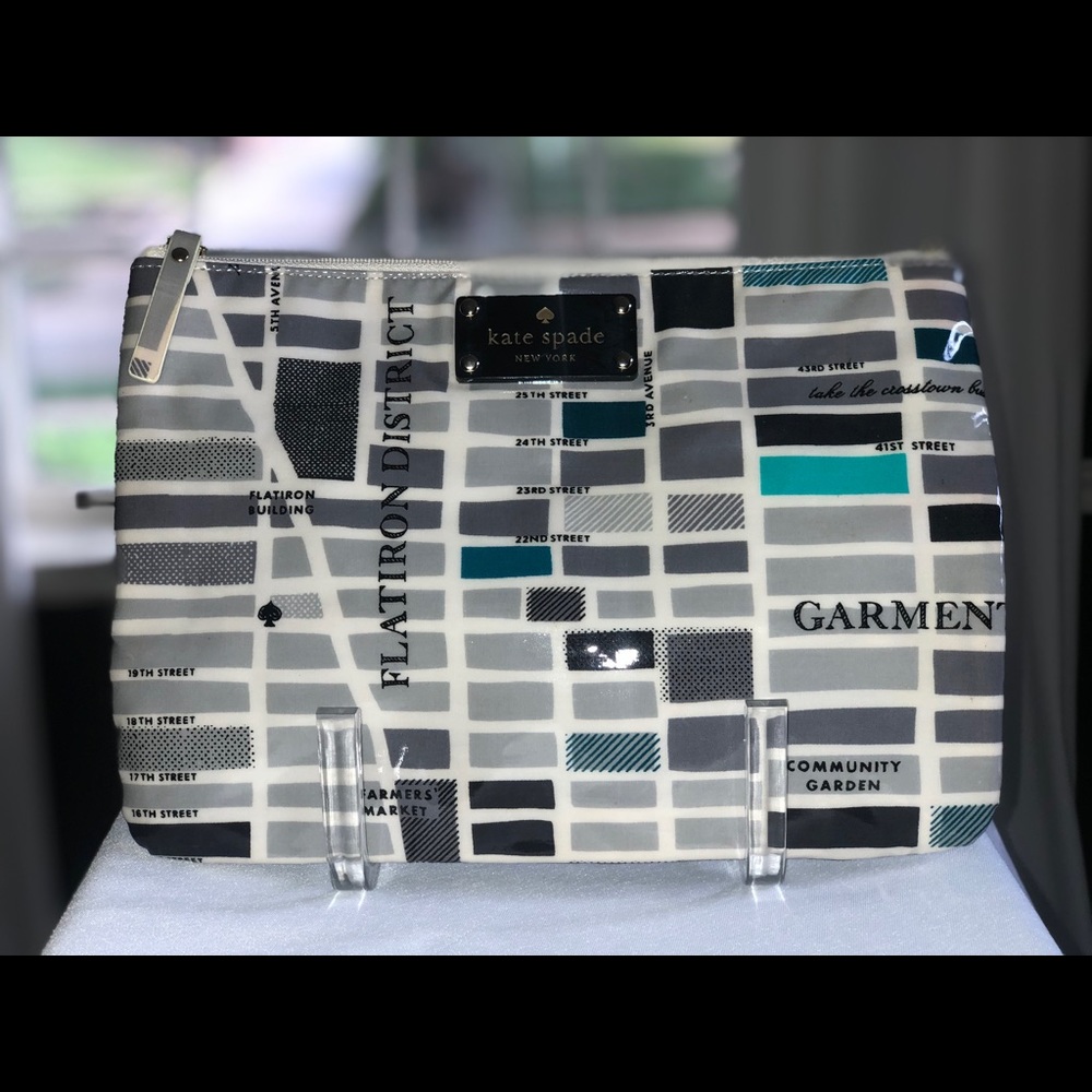 Kate Spade Daycation New York City Map Pouch